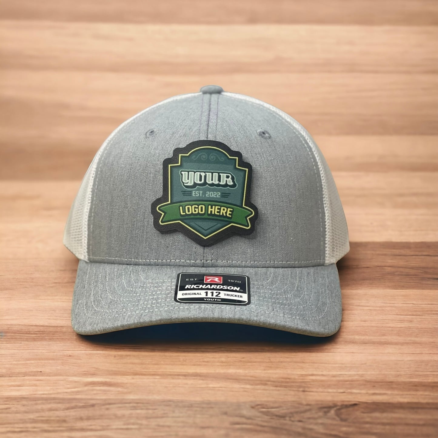 Full Color Leather Patch Hats - Crafthouse Hats leather patch hat company. Custom leather patch hats, also available in bulk or wholesale. Custom leather logo hats, custom leather hats, custom patch hats, leather logo hats, custom leather patches, custom logo leather hats, Richardson leather patch hats, Richardson 112 camo hats, yupoong camo trucker hats, leather hat patches, custom camo hats, leather hat, leather patch for hats, legacy hats, custom party hats, personalized camo hats, custom leather patches