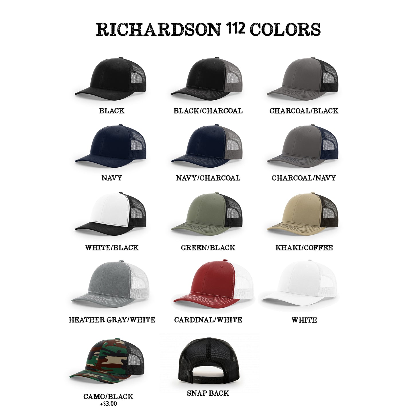 SJS Mechanical Richardson 112 Trucker - Crafthouse Hats leather patch hat company. Custom leather patch hats, also available in bulk or wholesale. Custom leather logo hats, custom leather hats, custom patch hats, leather logo hats, custom leather patches, custom logo leather hats, Richardson leather patch hats, Richardson 112 camo hats, yupoong camo trucker hats, leather hat patches, custom camo hats, leather hat, leather patch for hats, legacy hats, custom party hats, personalized camo hats, custom leather