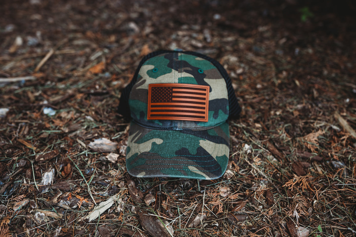 American Flag Leather Patch Hat - Crafthouse Hats leather patch hat company. Custom leather patch hats, also available in bulk or wholesale. Custom leather logo hats, custom leather hats, custom patch hats, leather logo hats, custom leather patches, custom logo leather hats, Richardson leather patch hats, Richardson 112 camo hats, yupoong camo trucker hats, leather hat patches, custom camo hats, leather hat, leather patch for hats, legacy hats, custom party hats, personalized camo hats, custom leather patch