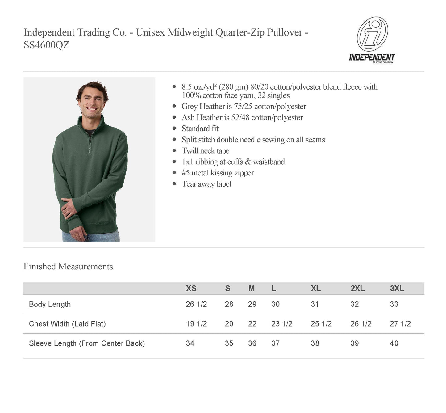 Raising Arrows 1/4 Zip