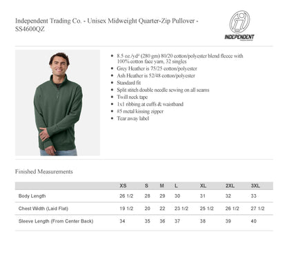 Raising Arrows 1/4 Zip