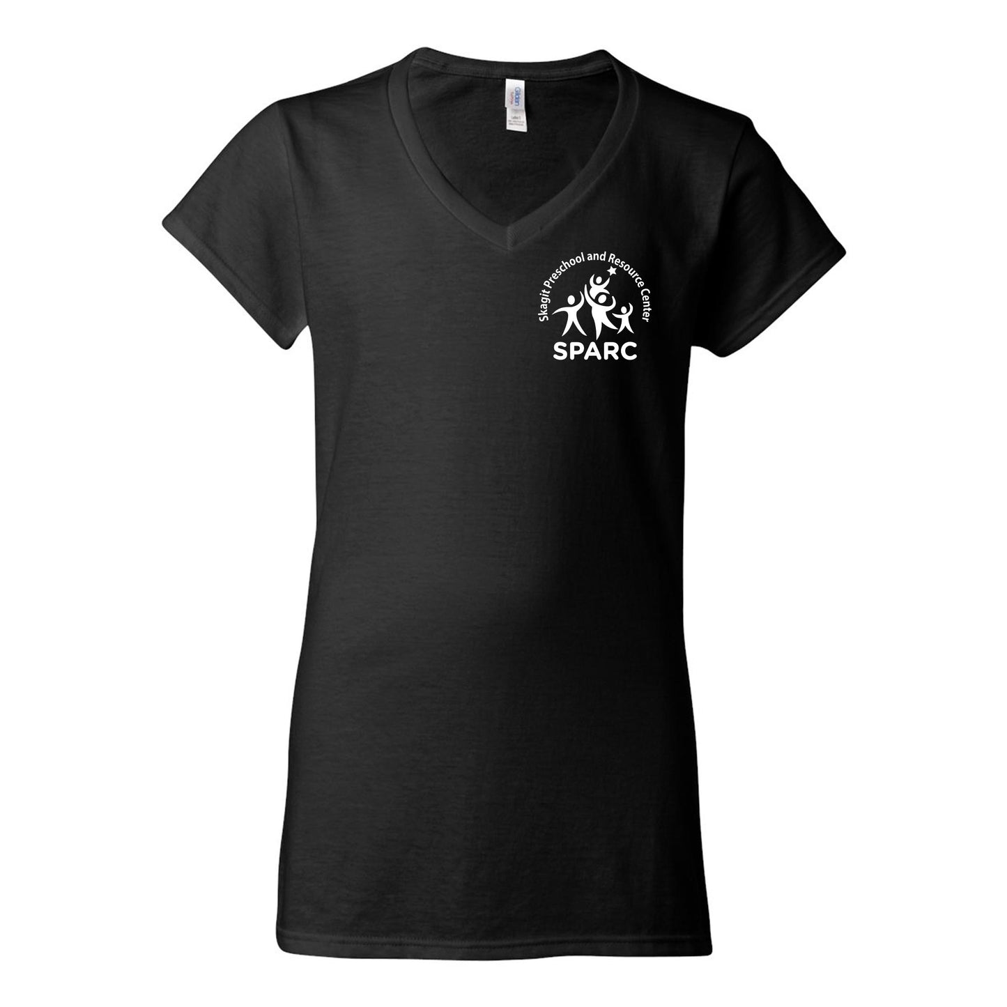 SPARC Women's Softstyle V-Neck Tee - Crafthouse Hats leather patch hat company. Custom leather patch hats, also available in bulk or wholesale. Custom leather logo hats, custom leather hats, custom patch hats, leather logo hats, custom leather patches, custom logo leather hats, Richardson leather patch hats, Richardson 112 camo hats, yupoong camo trucker hats, leather hat patches, custom camo hats, leather hat, leather patch for hats, legacy hats, custom party hats, personalized camo hats, custom leather pa