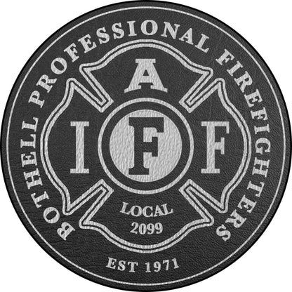 Bothell Fire IAFF Patch - Crafthouse Hats leather patch hat company. Custom leather patch hats, also available in bulk or wholesale. Custom leather logo hats, custom leather hats, custom patch hats, leather logo hats, custom leather patches, custom logo leather hats, Richardson leather patch hats, Richardson 112 camo hats, yupoong camo trucker hats, leather hat patches, custom camo hats, leather hat, leather patch for hats, legacy hats, custom party hats, personalized camo hats, custom leather patches, embr