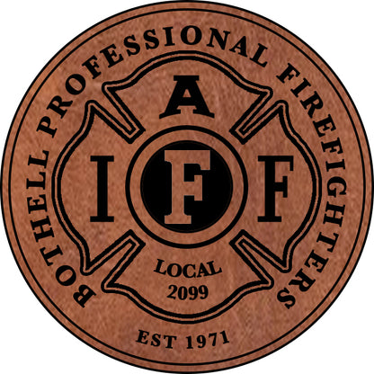 Bothell Fire IAFF Patch - Crafthouse Hats leather patch hat company. Custom leather patch hats, also available in bulk or wholesale. Custom leather logo hats, custom leather hats, custom patch hats, leather logo hats, custom leather patches, custom logo leather hats, Richardson leather patch hats, Richardson 112 camo hats, yupoong camo trucker hats, leather hat patches, custom camo hats, leather hat, leather patch for hats, legacy hats, custom party hats, personalized camo hats, custom leather patches, embr