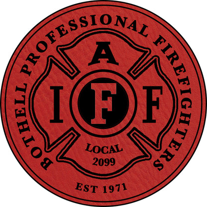 Bothell Fire IAFF Patch - Crafthouse Hats leather patch hat company. Custom leather patch hats, also available in bulk or wholesale. Custom leather logo hats, custom leather hats, custom patch hats, leather logo hats, custom leather patches, custom logo leather hats, Richardson leather patch hats, Richardson 112 camo hats, yupoong camo trucker hats, leather hat patches, custom camo hats, leather hat, leather patch for hats, legacy hats, custom party hats, personalized camo hats, custom leather patches, embr