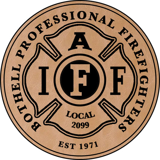Bothell Fire IAFF Patch - Crafthouse Hats leather patch hat company. Custom leather patch hats, also available in bulk or wholesale. Custom leather logo hats, custom leather hats, custom patch hats, leather logo hats, custom leather patches, custom logo leather hats, Richardson leather patch hats, Richardson 112 camo hats, yupoong camo trucker hats, leather hat patches, custom camo hats, leather hat, leather patch for hats, legacy hats, custom party hats, personalized camo hats, custom leather patches, embr