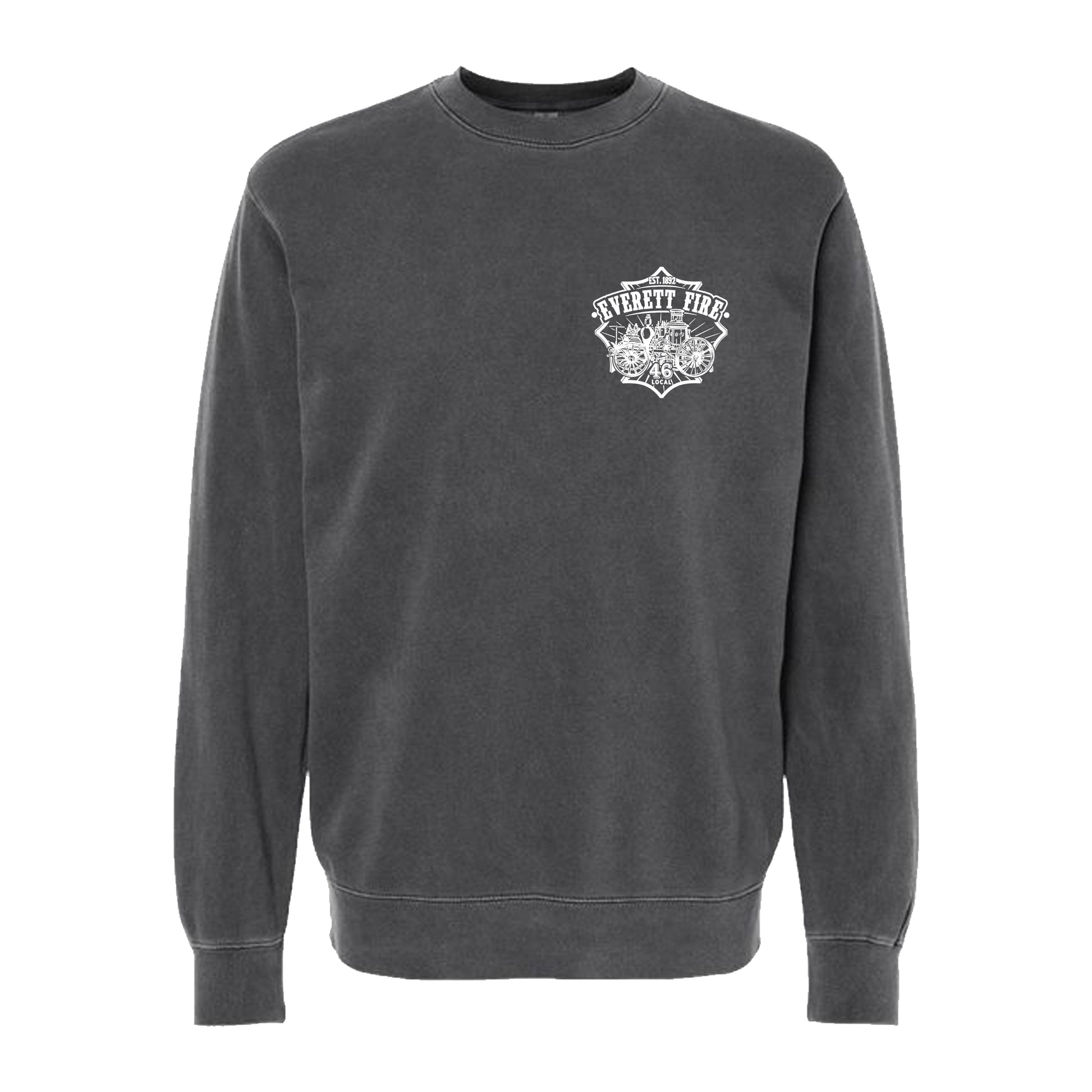 Steamer Crewneck Sweatshirt - Crafthouse Hats leather patch hat company. Custom leather patch hats, also available in bulk or wholesale. Custom leather logo hats, custom leather hats, custom patch hats, leather logo hats, custom leather patches, custom logo leather hats, Richardson leather patch hats, Richardson 112 camo hats, yupoong camo trucker hats, leather hat patches, custom camo hats, leather hat, leather patch for hats, legacy hats, custom party hats, personalized camo hats, custom leather patches, 