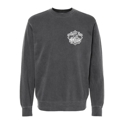 Steamer Crewneck Sweatshirt - Crafthouse Hats leather patch hat company. Custom leather patch hats, also available in bulk or wholesale. Custom leather logo hats, custom leather hats, custom patch hats, leather logo hats, custom leather patches, custom logo leather hats, Richardson leather patch hats, Richardson 112 camo hats, yupoong camo trucker hats, leather hat patches, custom camo hats, leather hat, leather patch for hats, legacy hats, custom party hats, personalized camo hats, custom leather patches, 