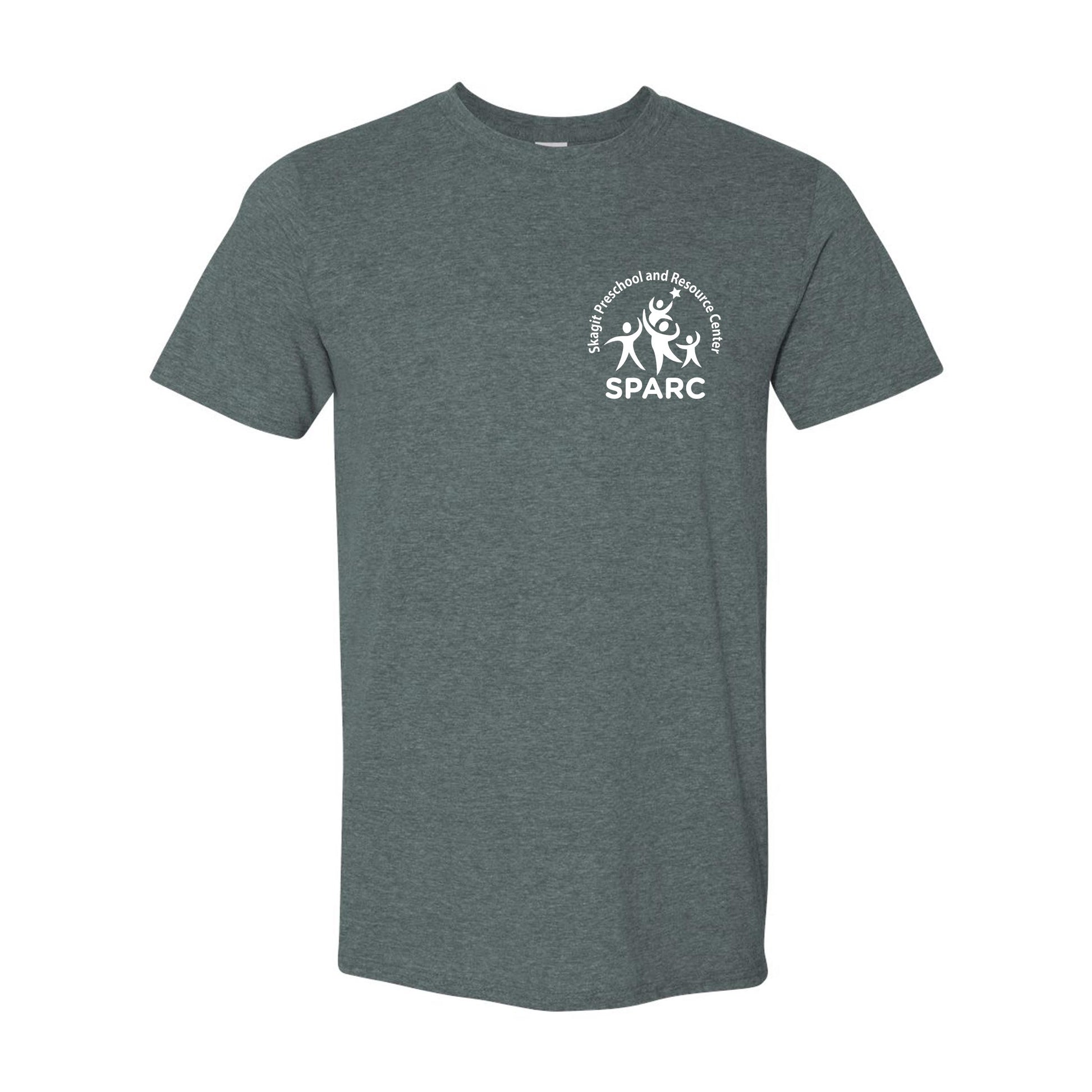 SPARC Gildan Softstyle Crewneck Tee - Crafthouse Hats leather patch hat company. Custom leather patch hats, also available in bulk or wholesale. Custom leather logo hats, custom leather hats, custom patch hats, leather logo hats, custom leather patches, custom logo leather hats, Richardson leather patch hats, Richardson 112 camo hats, yupoong camo trucker hats, leather hat patches, custom camo hats, leather hat, leather patch for hats, legacy hats, custom party hats, personalized camo hats, custom leather p