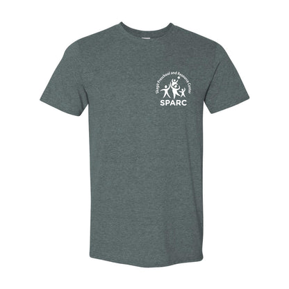 SPARC Gildan Softstyle Crewneck Tee - Crafthouse Hats leather patch hat company. Custom leather patch hats, also available in bulk or wholesale. Custom leather logo hats, custom leather hats, custom patch hats, leather logo hats, custom leather patches, custom logo leather hats, Richardson leather patch hats, Richardson 112 camo hats, yupoong camo trucker hats, leather hat patches, custom camo hats, leather hat, leather patch for hats, legacy hats, custom party hats, personalized camo hats, custom leather p