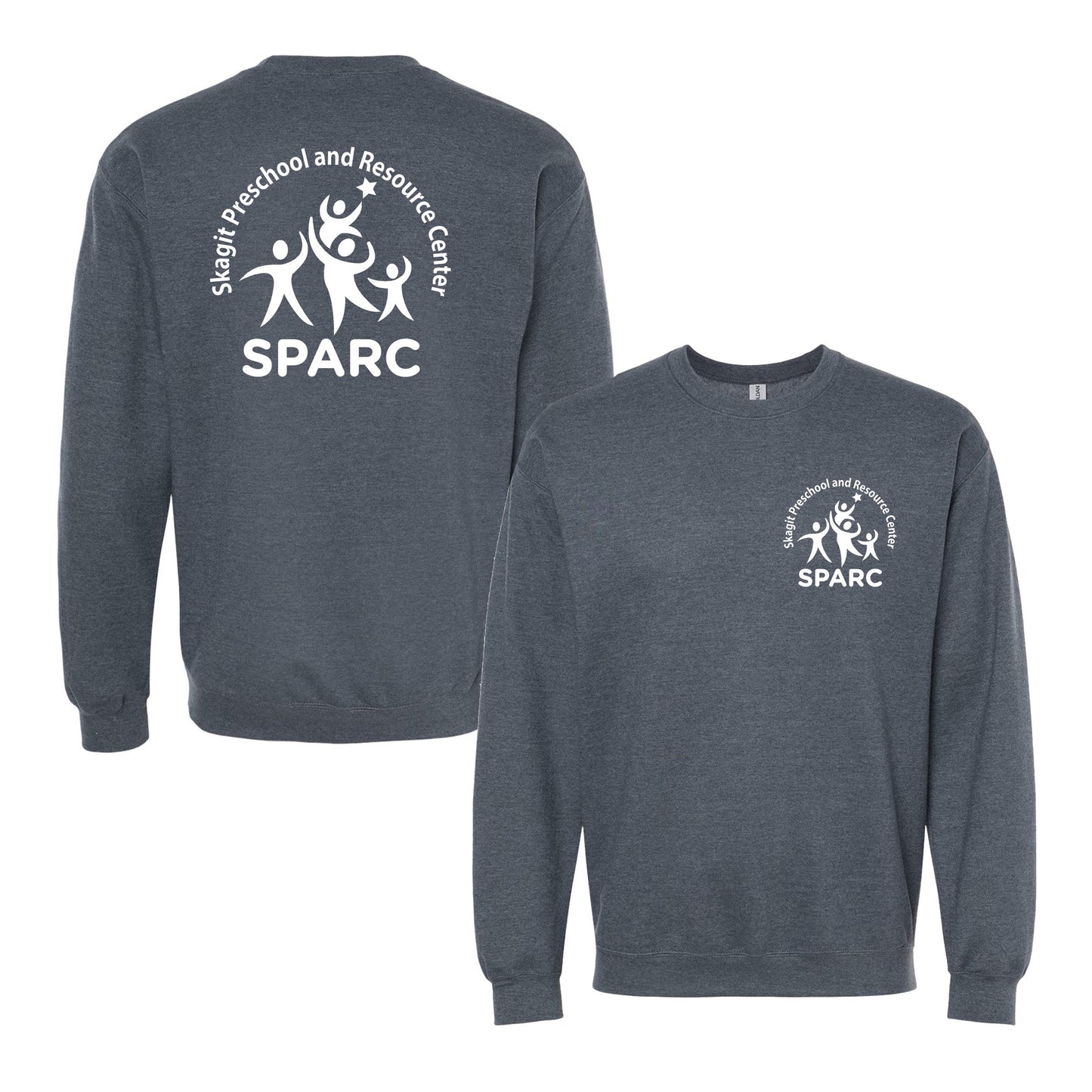 SPARC Gildan Softstyle Crewneck Sweatshirt - Crafthouse Hats leather patch hat company. Custom leather patch hats, also available in bulk or wholesale. Custom leather logo hats, custom leather hats, custom patch hats, leather logo hats, custom leather patches, custom logo leather hats, Richardson leather patch hats, Richardson 112 camo hats, yupoong camo trucker hats, leather hat patches, custom camo hats, leather hat, leather patch for hats, legacy hats, custom party hats, personalized camo hats, custom le