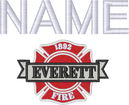 Everett Fire Baby Blanket Embroidery - Crafthouse Hats leather patch hat company. Custom leather patch hats, also available in bulk or wholesale. Custom leather logo hats, custom leather hats, custom patch hats, leather logo hats, custom leather patches, custom logo leather hats, Richardson leather patch hats, Richardson 112 camo hats, yupoong camo trucker hats, leather hat patches, custom camo hats, leather hat, leather patch for hats, legacy hats, custom party hats, personalized camo hats, custom leather 