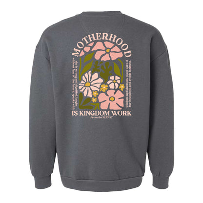 Kingdom Work Sweatshirt - Crafthouse Hats leather patch hat company. Custom leather patch hats, also available in bulk or wholesale. Custom leather logo hats, custom leather hats, custom patch hats, leather logo hats, custom leather patches, custom logo leather hats, Richardson leather patch hats, Richardson 112 camo hats, yupoong camo trucker hats, leather hat patches, custom camo hats, leather hat, leather patch for hats, legacy hats, custom party hats, personalized camo hats, custom leather patches, embr