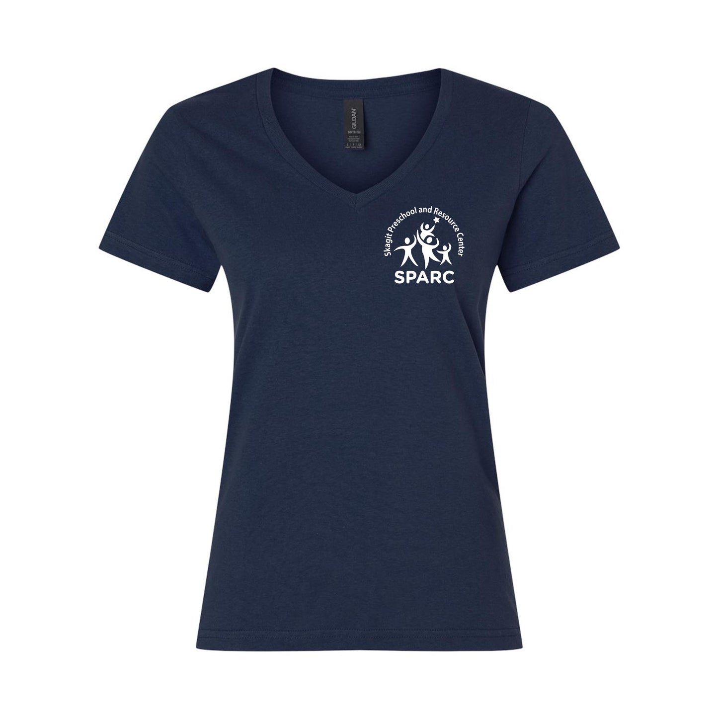 SPARC Women's Softstyle V-Neck Tee - Crafthouse Hats leather patch hat company. Custom leather patch hats, also available in bulk or wholesale. Custom leather logo hats, custom leather hats, custom patch hats, leather logo hats, custom leather patches, custom logo leather hats, Richardson leather patch hats, Richardson 112 camo hats, yupoong camo trucker hats, leather hat patches, custom camo hats, leather hat, leather patch for hats, legacy hats, custom party hats, personalized camo hats, custom leather pa