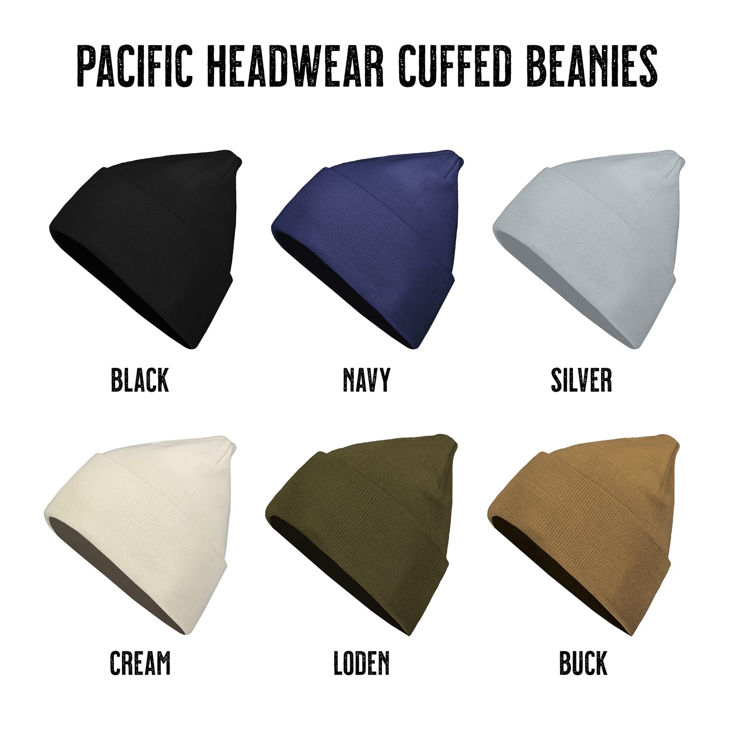 Pacific Headwear Cuffed Beanie Custom Leather Patch Hat - Crafthouse Hats leather patch hat company. Custom leather patch hats, also available in bulk or wholesale. Custom leather logo hats, custom leather hats, custom patch hats, leather logo hats, custom leather patches, custom logo leather hats, Richardson leather patch hats, Richardson 112 camo hats, yupoong camo trucker hats, leather hat patches, custom camo hats, leather hat, leather patch for hats, legacy hats, custom party hats, personalized camo ha