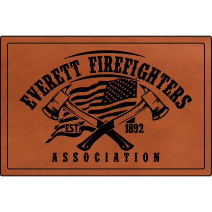 Everett Fire Association Patch - Crafthouse Hats leather patch hat company. Custom leather patch hats, also available in bulk or wholesale. Custom leather logo hats, custom leather hats, custom patch hats, leather logo hats, custom leather patches, custom logo leather hats, Richardson leather patch hats, Richardson 112 camo hats, yupoong camo trucker hats, leather hat patches, custom camo hats, leather hat, leather patch for hats, legacy hats, custom party hats, personalized camo hats, custom leather patche