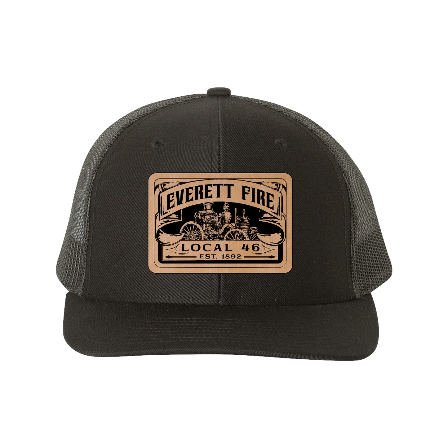 Everett Steamer Patch Hat - Crafthouse Hats leather patch hat company. Custom leather patch hats, also available in bulk or wholesale. Custom leather logo hats, custom leather hats, custom patch hats, leather logo hats, custom leather patches, custom logo leather hats, Richardson leather patch hats, Richardson 112 camo hats, yupoong camo trucker hats, leather hat patches, custom camo hats, leather hat, leather patch for hats, legacy hats, custom party hats, personalized camo hats, custom leather patches, em