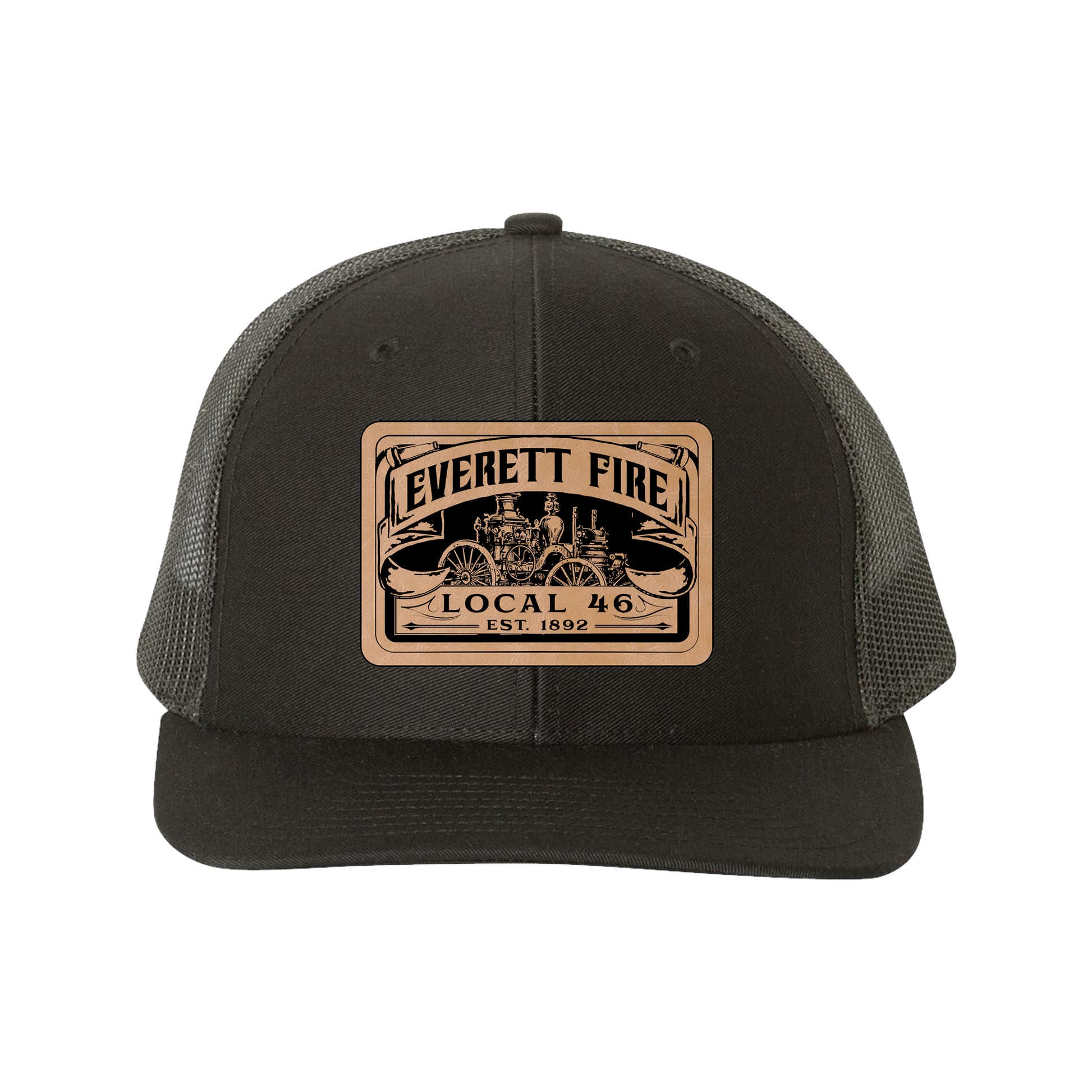 Everett Steamer Patch Hat - Crafthouse Hats leather patch hat company. Custom leather patch hats, also available in bulk or wholesale. Custom leather logo hats, custom leather hats, custom patch hats, leather logo hats, custom leather patches, custom logo leather hats, Richardson leather patch hats, Richardson 112 camo hats, yupoong camo trucker hats, leather hat patches, custom camo hats, leather hat, leather patch for hats, legacy hats, custom party hats, personalized camo hats, custom leather patches, em