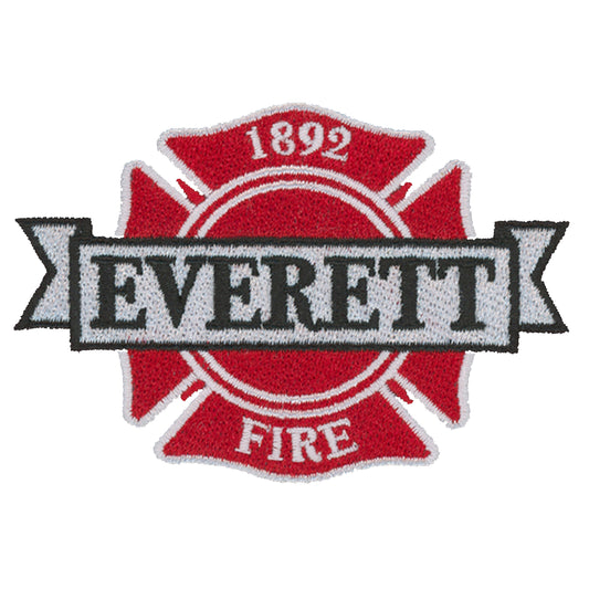 Everett Fire Embroidered City Patch - Crafthouse Hats leather patch hat company. Custom leather patch hats, also available in bulk or wholesale. Custom leather logo hats, custom leather hats, custom patch hats, leather logo hats, custom leather patches, custom logo leather hats, Richardson leather patch hats, Richardson 112 camo hats, yupoong camo trucker hats, leather hat patches, custom camo hats, leather hat, leather patch for hats, legacy hats, custom party hats, personalized camo hats, custom leather p