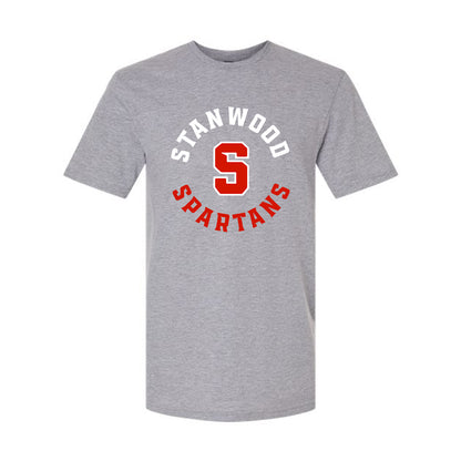 Stanwood Spartans Tee - Crafthouse Hats leather patch hat company. Custom leather patch hats, also available in bulk or wholesale. Custom leather logo hats, custom leather hats, custom patch hats, leather logo hats, custom leather patches, custom logo leather hats, Richardson leather patch hats, Richardson 112 camo hats, yupoong camo trucker hats, leather hat patches, custom camo hats, leather hat, leather patch for hats, legacy hats, custom party hats, personalized camo hats, custom leather patches, embroi