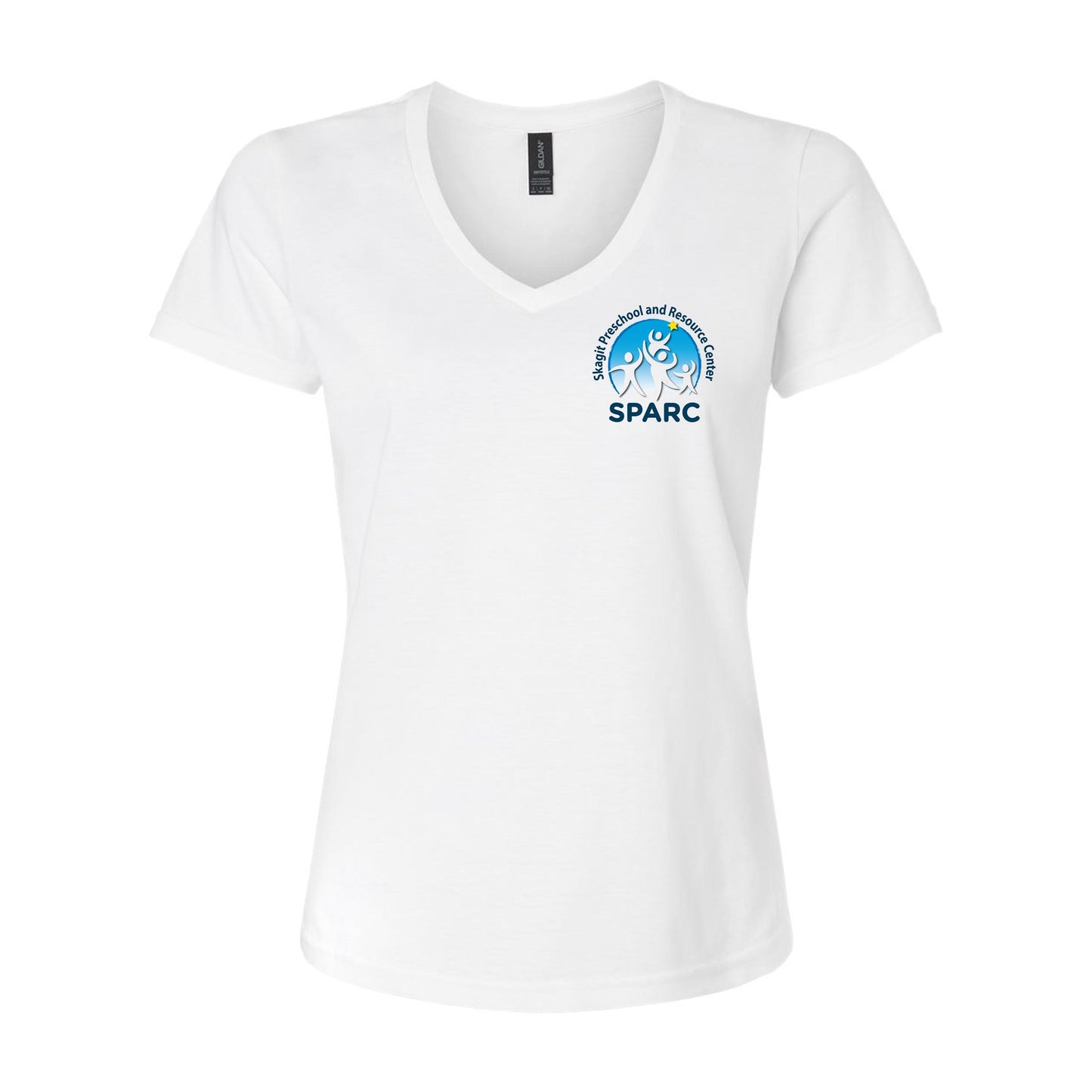 SPARC Women's Softstyle V-Neck Tee - Crafthouse Hats leather patch hat company. Custom leather patch hats, also available in bulk or wholesale. Custom leather logo hats, custom leather hats, custom patch hats, leather logo hats, custom leather patches, custom logo leather hats, Richardson leather patch hats, Richardson 112 camo hats, yupoong camo trucker hats, leather hat patches, custom camo hats, leather hat, leather patch for hats, legacy hats, custom party hats, personalized camo hats, custom leather pa